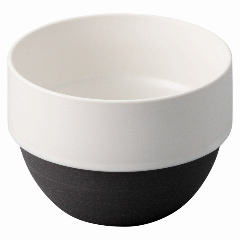 金正陶器 黒 白ﾏｯﾄｽﾀｯｸ小 1個（ご注文単位1個）【直送品】