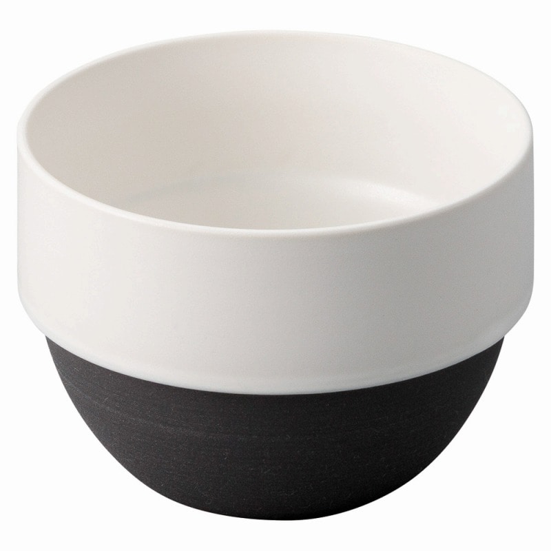 金正陶器 黒 白ﾏｯﾄｽﾀｯｸ中 1個（ご注文単位1個）【直送品】