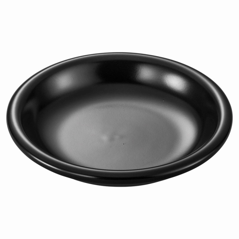 金正陶器 黒ﾏｯﾄ小皿 1個（ご注文単位1個）【直送品】