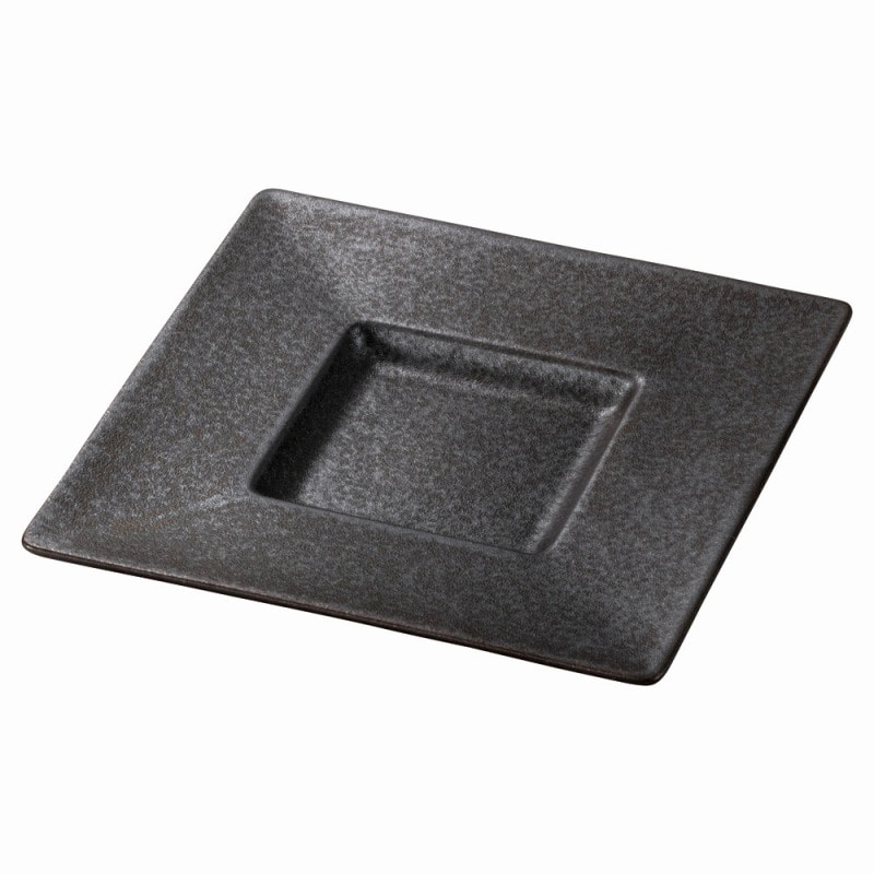 金正陶器 鉄釉プリムプレートM 1個(ご注文単位1個)【直送品】