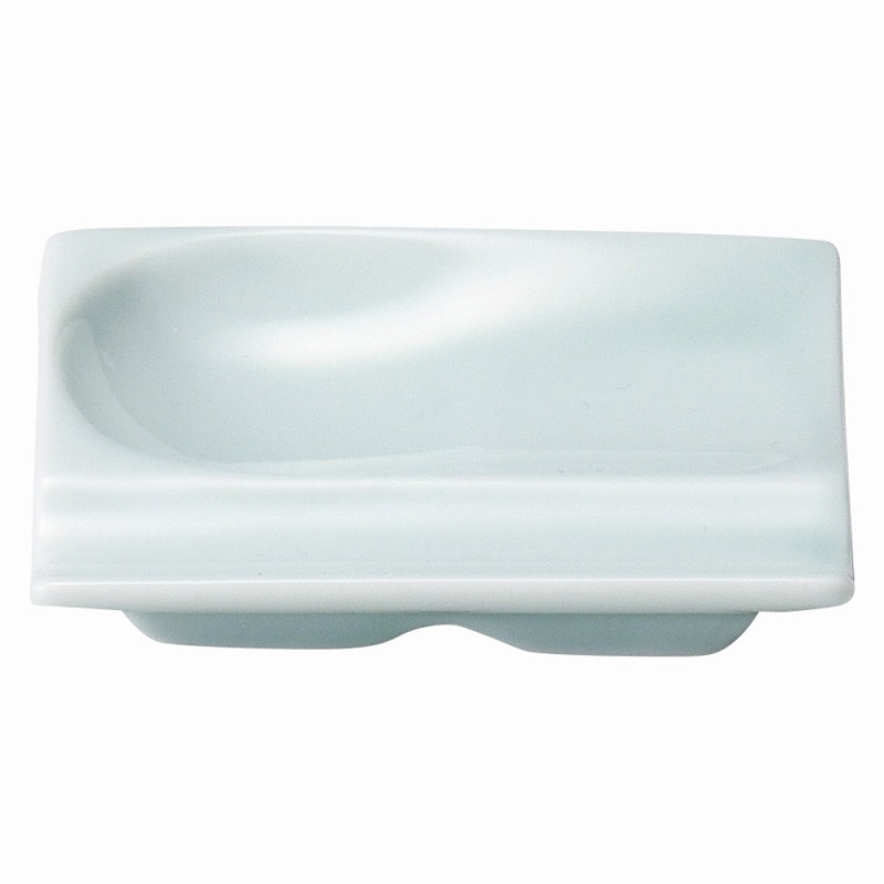 金正陶器 YK箸置き小皿グリーン 1個(ご注文単位1個)【直送品】