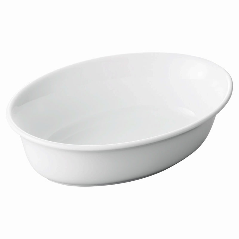 金正陶器 白磁レノックス10吋小判ボール 1個(ご注文単位1個)【直送品】