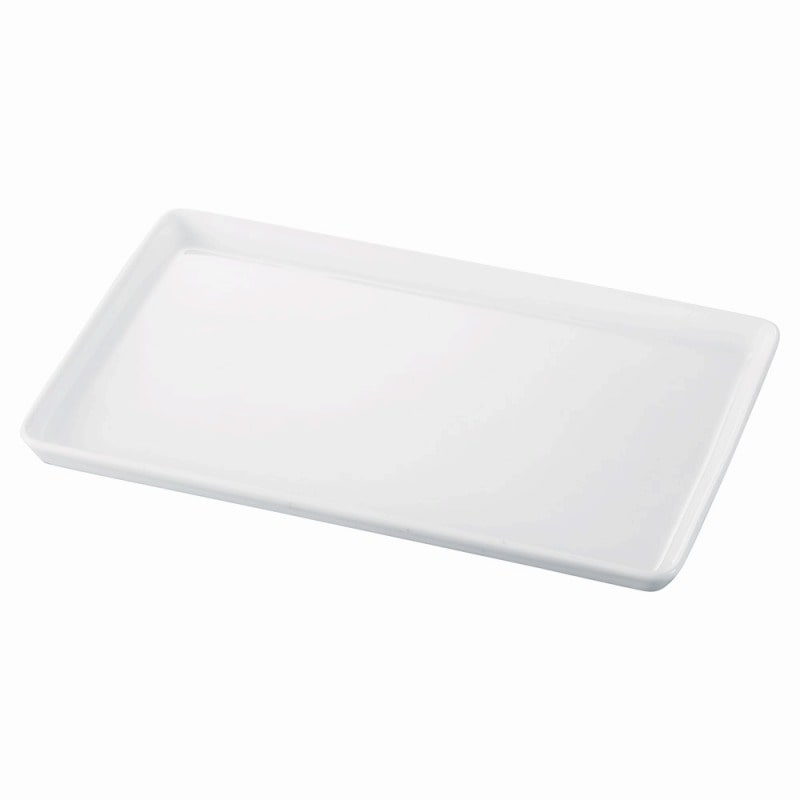 金正陶器 白磁12吋長ケーキプレート 1個(ご注文単位1個)【直送品】