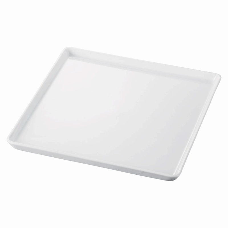 金正陶器 25cm四角ケーキプレート 1個(ご注文単位1個)【直送品】