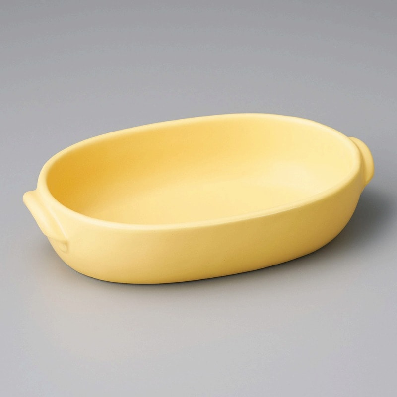 金正陶器 リモーネオーバルグラタン(中) 1個(ご注文単位1個)【直送品】