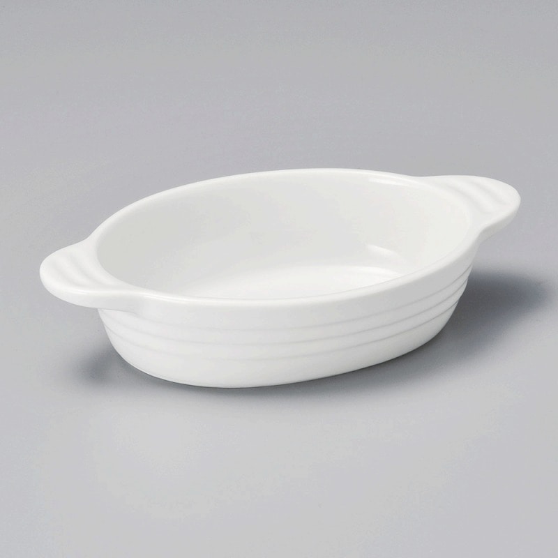 金正陶器 白グラタンL 1個(ご注文単位1個)【直送品】