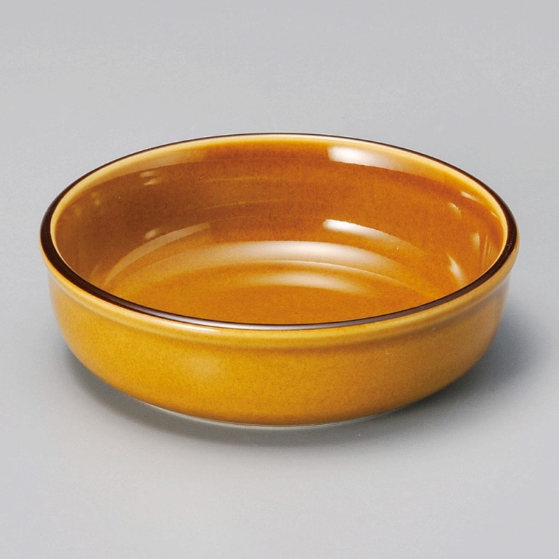 金正陶器 ｱﾒ釉13cm丸ｸﾞﾗﾀﾝ 1個（ご注文単位1個）【直送品】