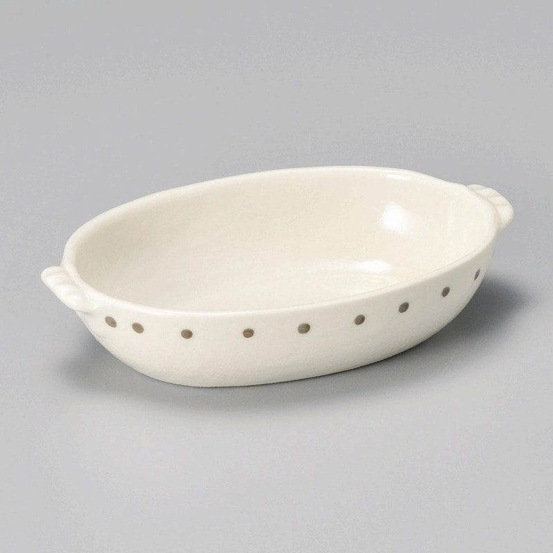 金正陶器 錆点紋グラタン(中) 1個(ご注文単位1個)【直送品】