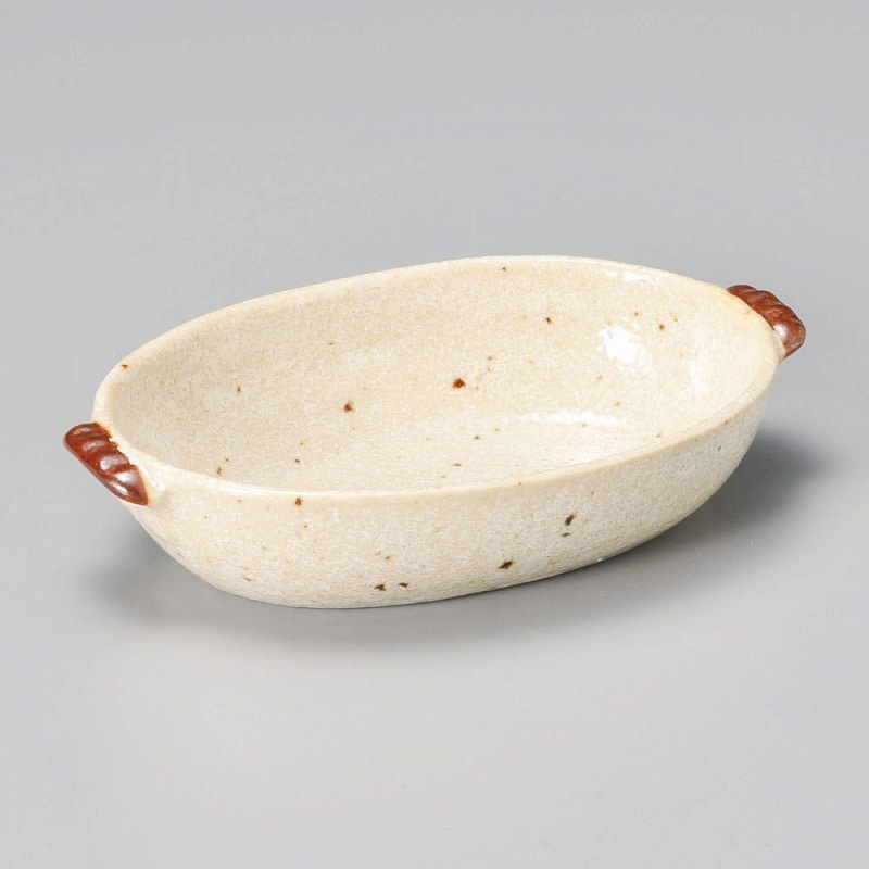 金正陶器 粉引砂丘グラタン(中) 1個(ご注文単位1個)【直送品】