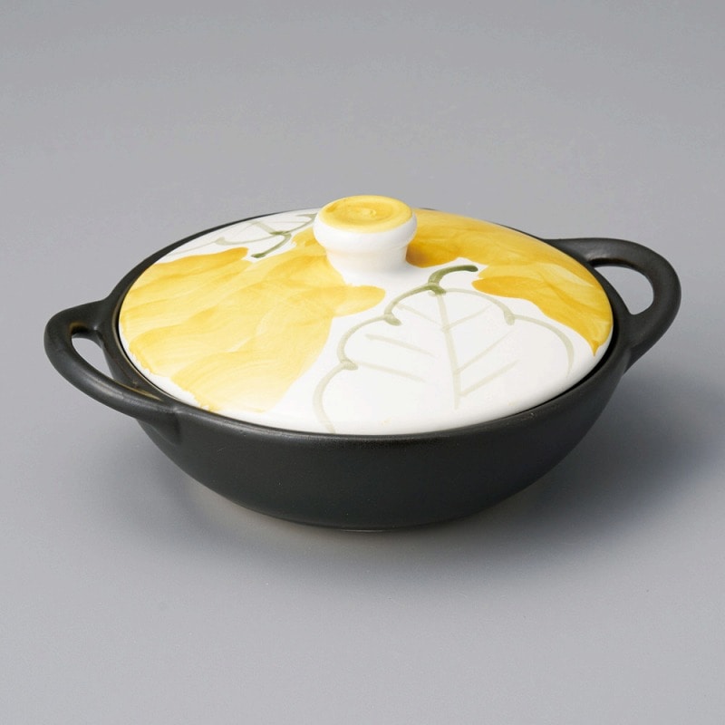 金正陶器 手付き(黄)グラタン 1個(ご注文単位1個)【直送品】