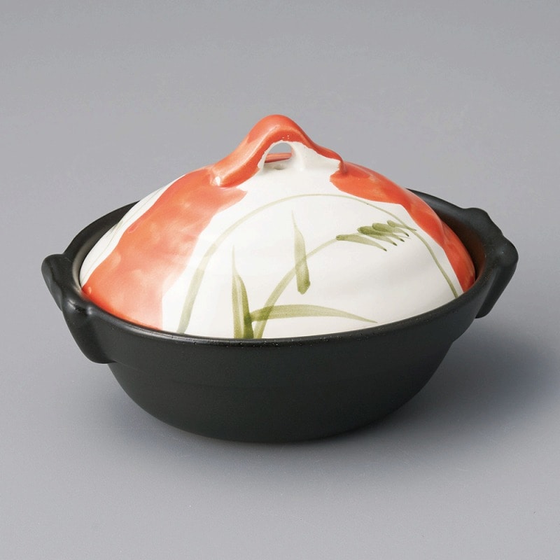 金正陶器 楕円(赤)グラタン 1個(ご注文単位1個)【直送品】