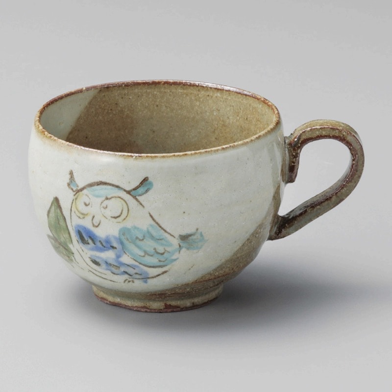 金正陶器 南蛮ふくろう丸型スープカップ 1個(ご注文単位1個)【直送品】