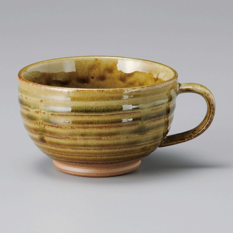 金正陶器 灰釉スープカップ 1個(ご注文単位1個)【直送品】