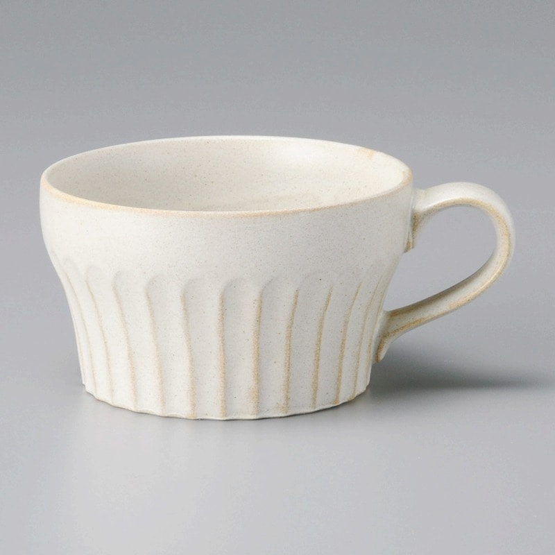 金正陶器 粉引マットシェイプスープ 1個(ご注文単位1個)【直送品】