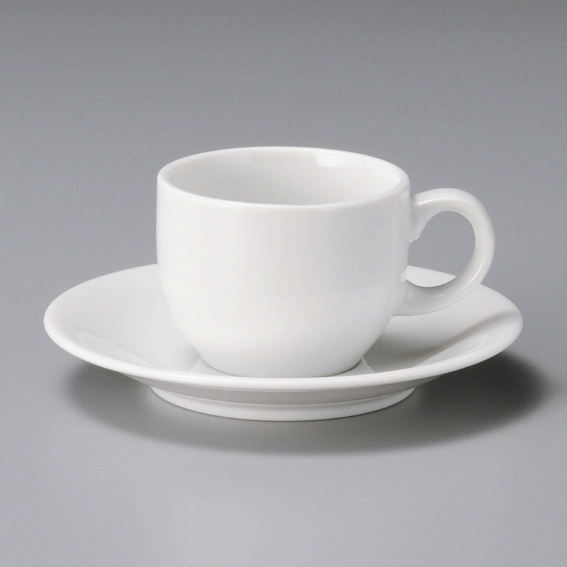 金正陶器 白磁PPﾃﾞﾐﾀｽ受皿 ※ソーサー単品のみ 1個（ご注文単位1個）【直送品】