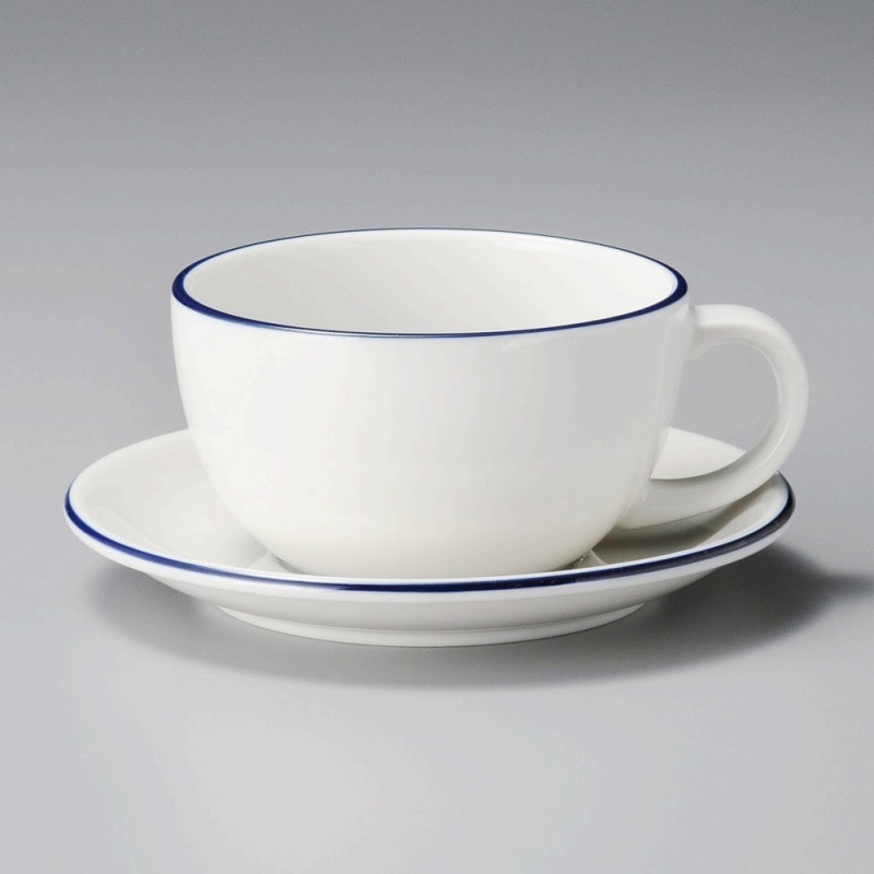 金正陶器 Blueﾗｲﾝﾗﾃｿｰｻｰ ※ソーサー単品のみ1個（ご注文単位1個）【直送品】