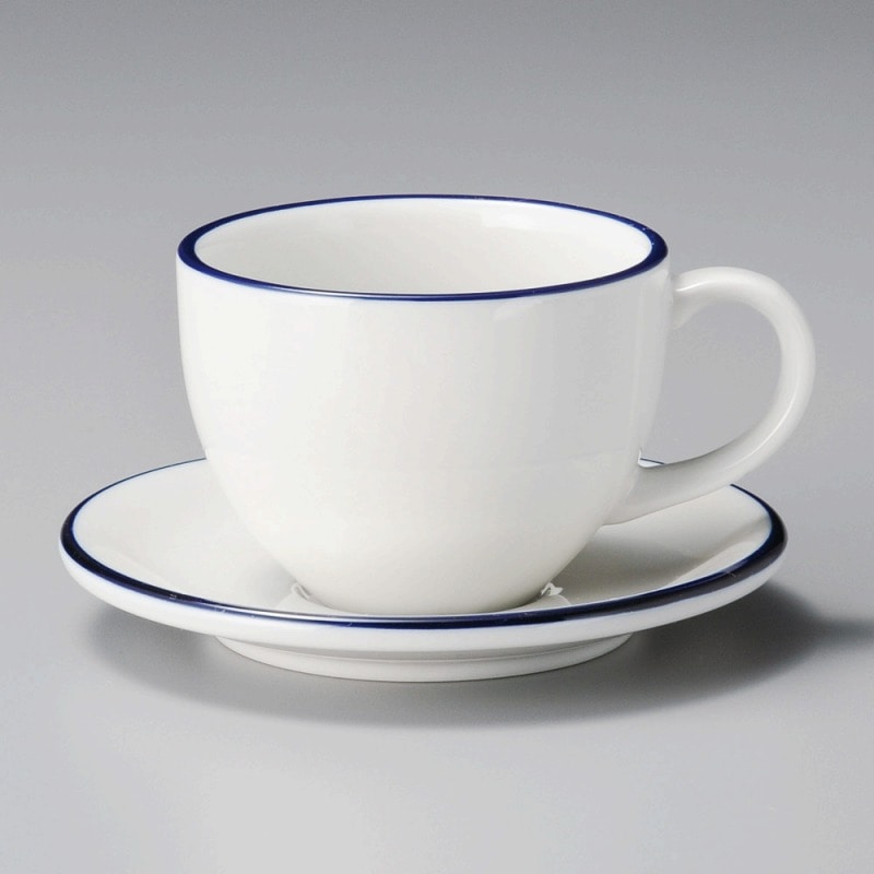 金正陶器 Blueﾗｲﾝ兼用ｿｰｻｰ ※ソーサー単品のみ1個（ご注文単位1個）【直送品】