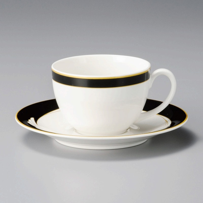 金正陶器 ｳｲﾝｸﾞ黒ｶﾌﾟﾁｰﾉ碗 ※カップ単品のみ1個（ご注文単位1個）【直送品】