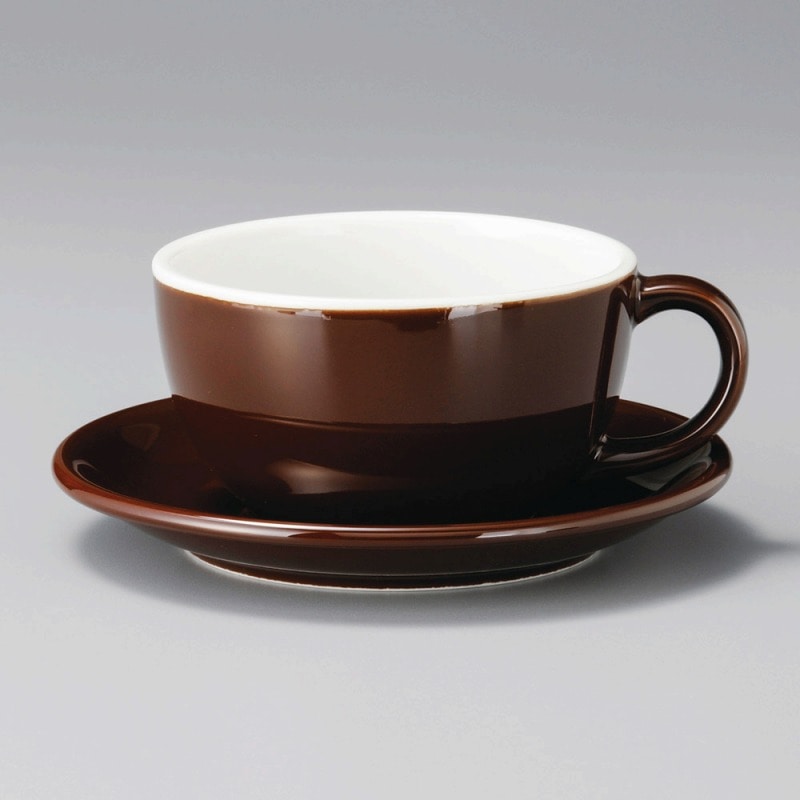 金正陶器 Chocoﾌﾞﾗｳﾝﾗﾃｶｯﾌﾟ ※カップ単品のみ1個（ご注文単位1個）【直送品】