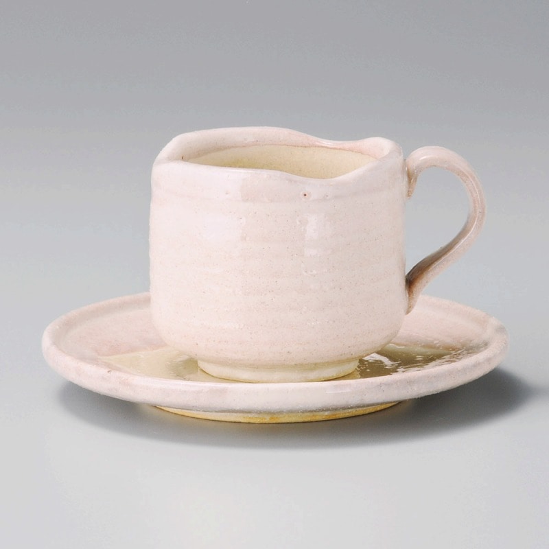 金正陶器 桜志野ｺｰﾋｰ碗 1個 ※カップ単品のみ（ご注文単位1個）【直送品】