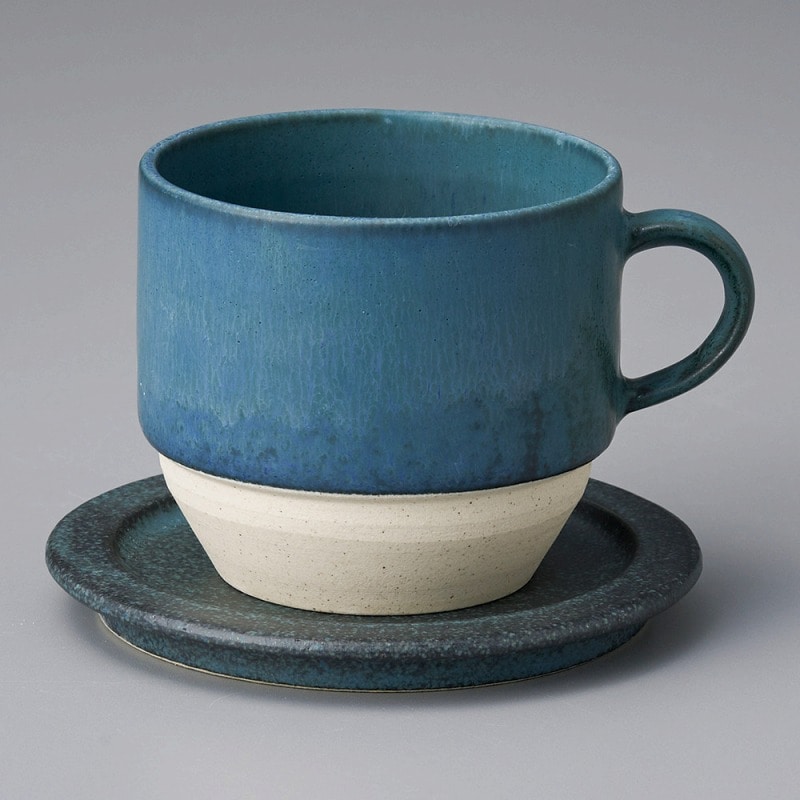 金正陶器 ｱｲｼﾝｸﾞﾈｲﾋﾞｰ 丸ﾘﾑ皿 1個 ※ソーサー単品のみ（ご注文単位1個）【直送品】