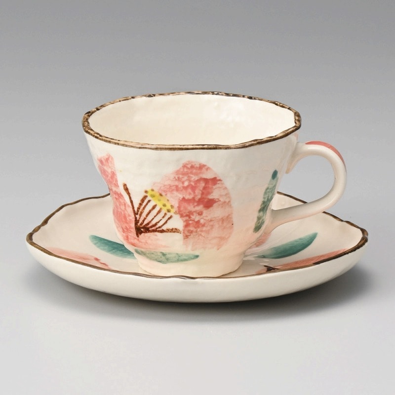 金正陶器 民芸椿皿 1個 ※ソーサー単品のみ（ご注文単位1個）【直送品】