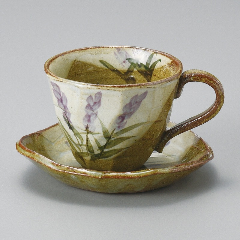 金正陶器 南蛮ﾗﾍﾞﾝﾀﾞｰｺｰﾋｰ皿 1個 ※ソーサー単品のみ（ご注文単位1個）【直送品】