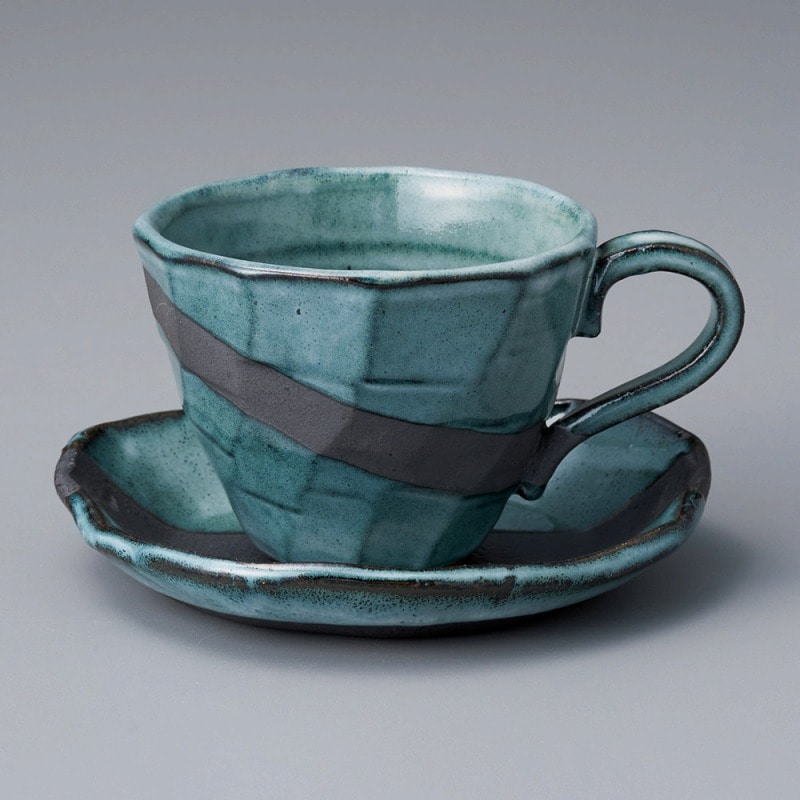 金正陶器 ぬり分均窯ｺｰﾋｰ碗 1個 ※カップ単品のみ（ご注文単位1個）【直送品】