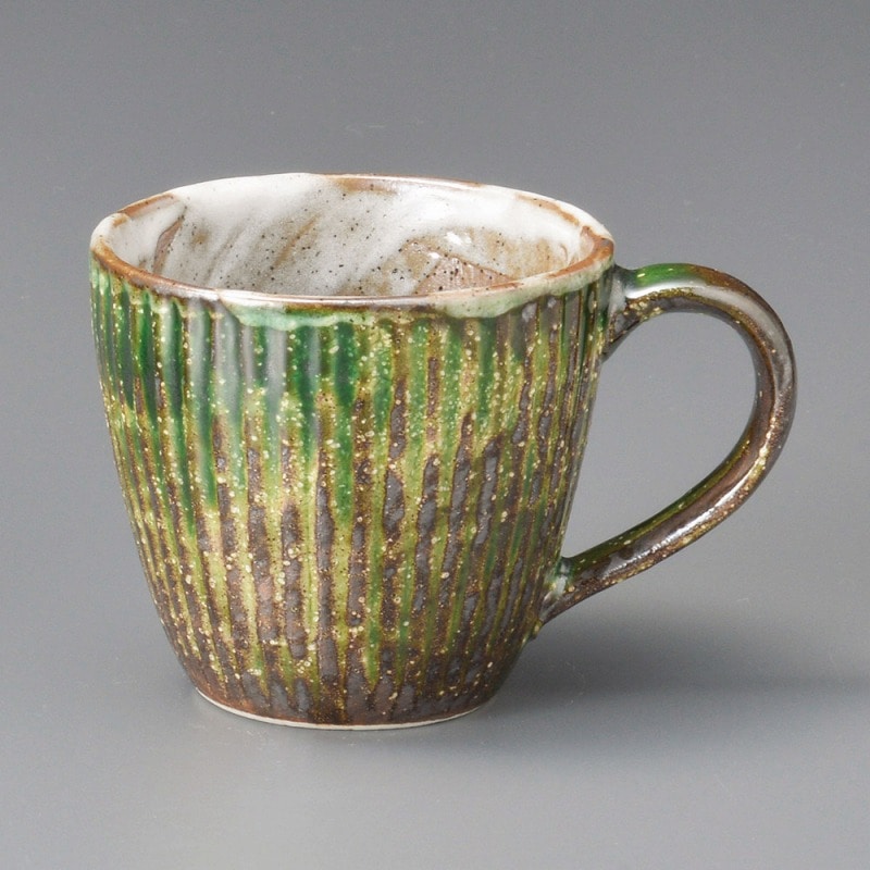 金正陶器 グリンかいらぎマグカップ 1個(ご注文単位1個)【直送品】