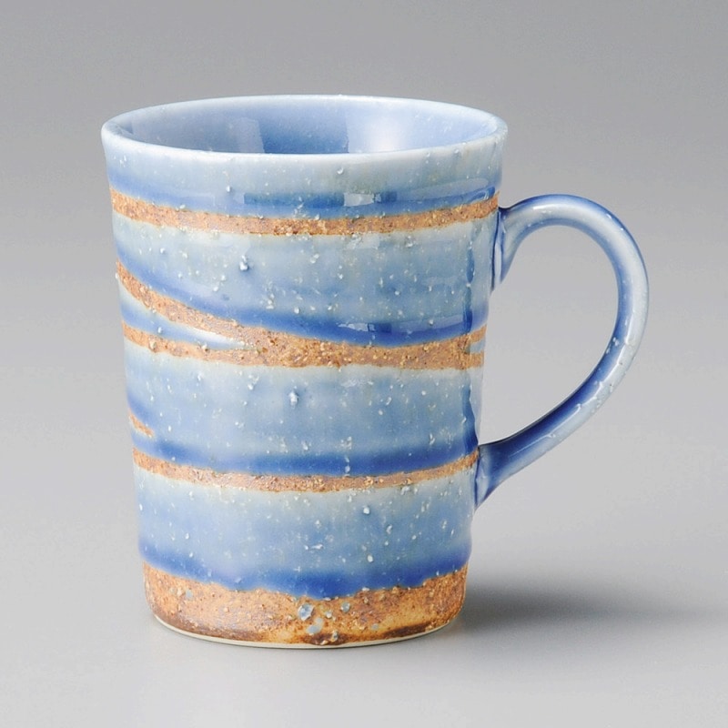 金正陶器 青うずマグ 1個(ご注文単位1個)【直送品】