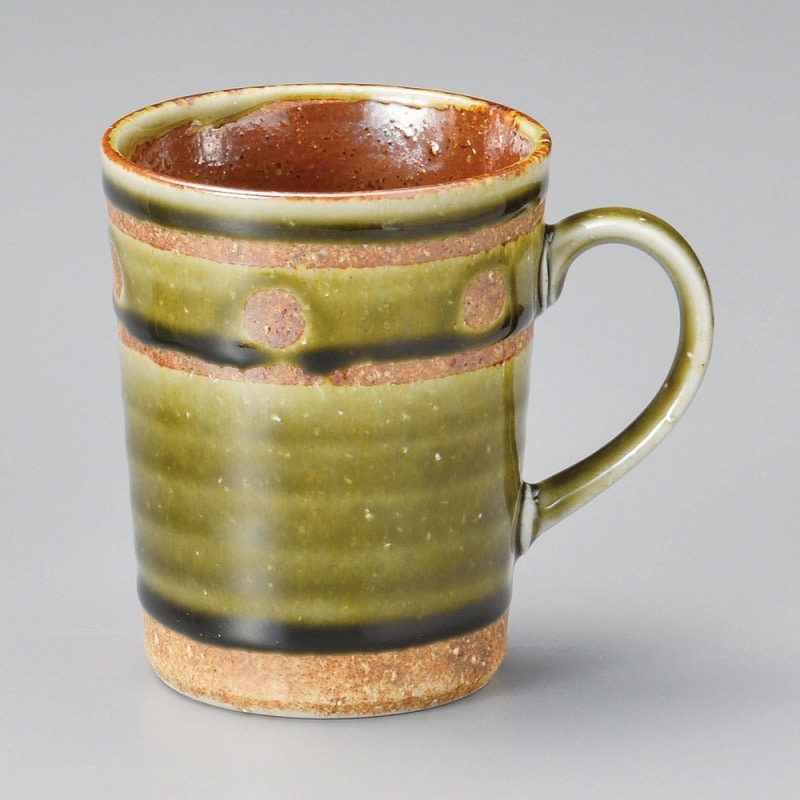 金正陶器 イガオリベ水玉マグ 1個(ご注文単位1個)【直送品】