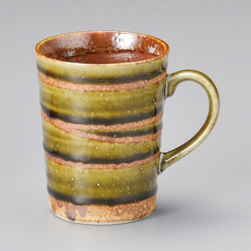 金正陶器 織部渦マグ 1個(ご注文単位1個)【直送品】