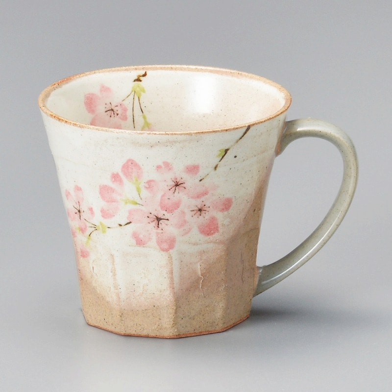 金正陶器 城山桜マグ(P) 1個(ご注文単位1個)【直送品】