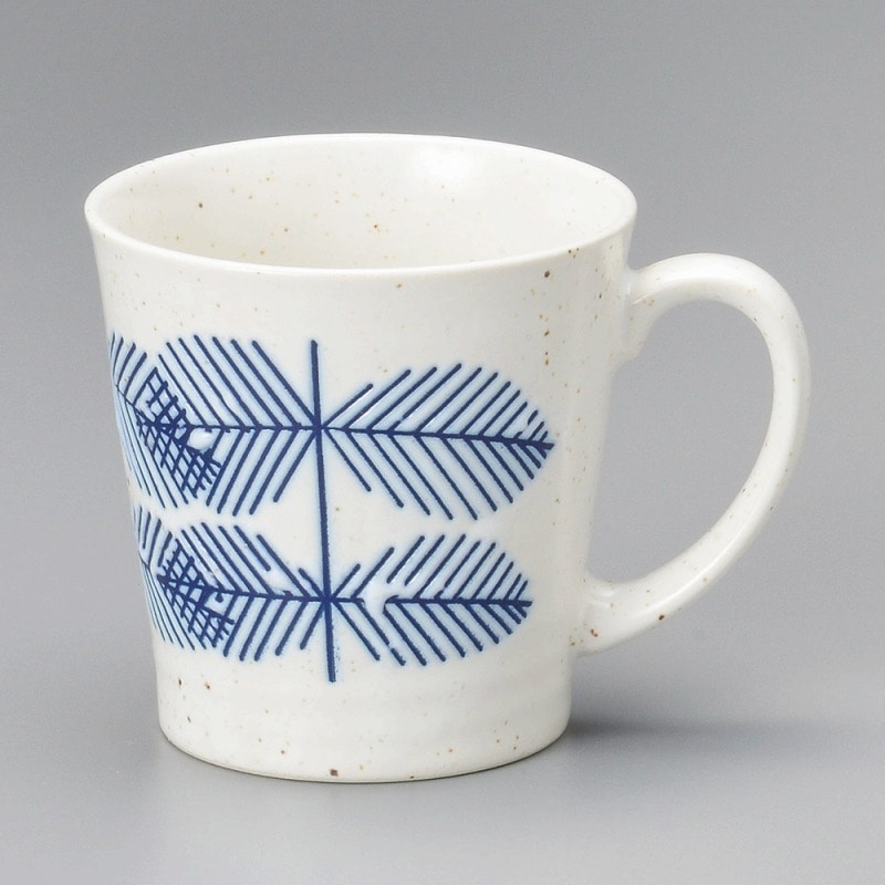 金正陶器 松葉ブルー軽量マグ 1個(ご注文単位1個)【直送品】