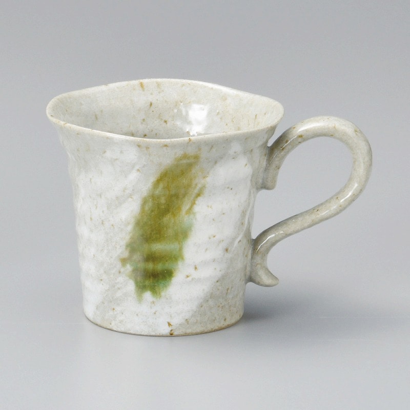 金正陶器 さざ波マグ(白) 1個(ご注文単位1個)【直送品】