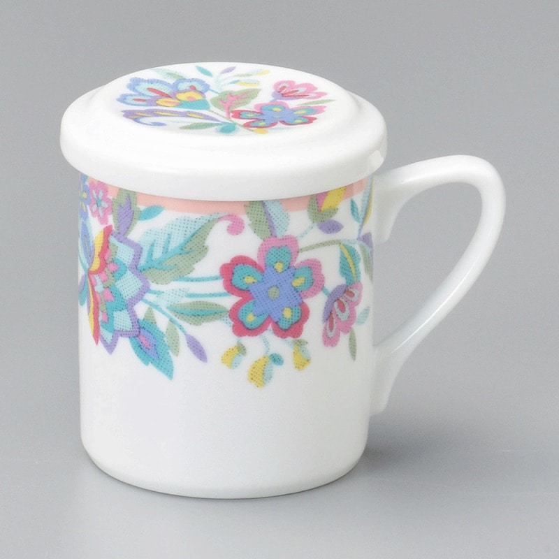 金正陶器 蓋付マグ マロンサラサ 1個(ご注文単位1個)【直送品】