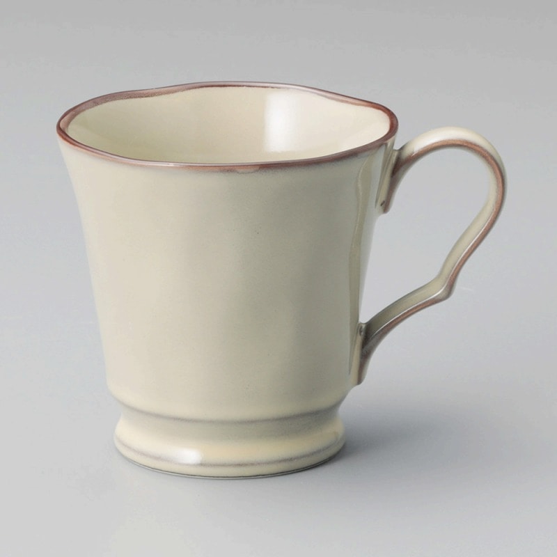 金正陶器 ラフェルムシナモンベージュマグカップ 1個(ご注文単位1個)【直送品】