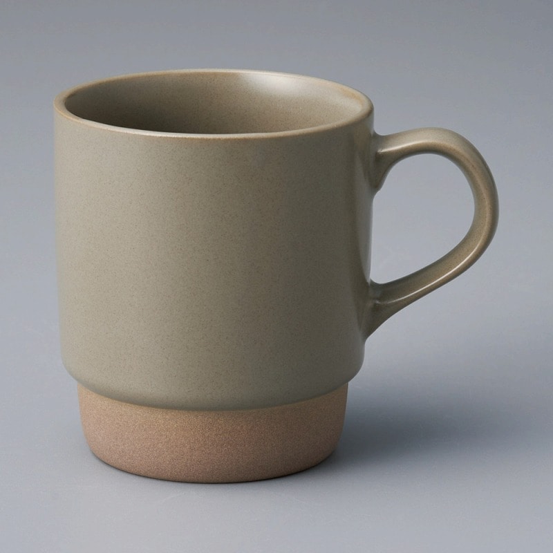 金正陶器 グレーマットスタックマグ 1個(ご注文単位1個)【直送品】