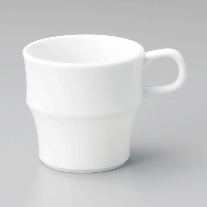 金正陶器 ホワイトMSスタックマグ 1個(ご注文単位1個)【直送品】