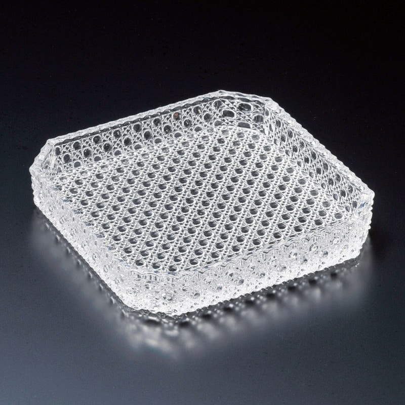 金正陶器 籠目八寸正角皿 1個(ご注文単位1個)【直送品】