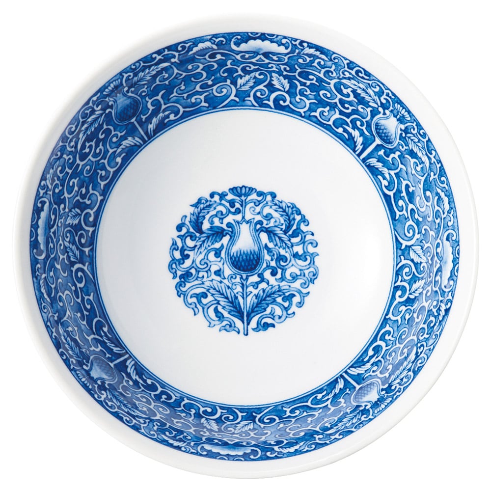 金正陶器 唐草花(青)6.3丼 1個(ご注文単位1個)【直送品】