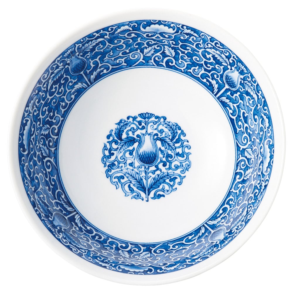 金正陶器 唐草花(赤)6.3丼 1個(ご注文単位1個)【直送品】