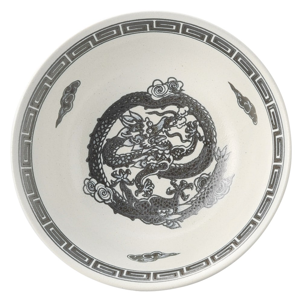 金正陶器 粉引銀竜紋6.3高台丼 1個(ご注文単位1個)【直送品】