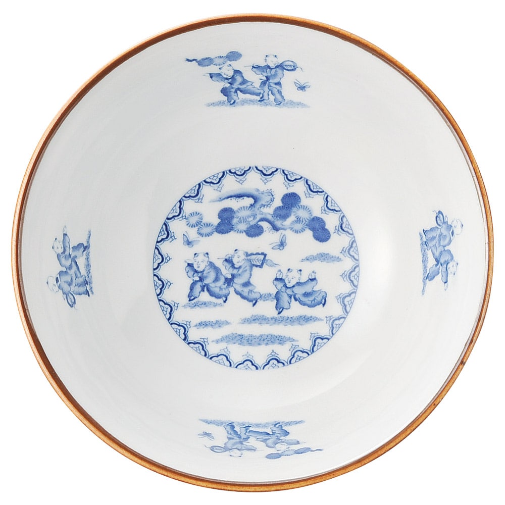 金正陶器 天目唐子6.8反高台丼 1個(ご注文単位1個)【直送品】