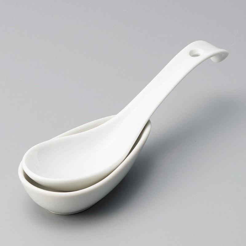 金正陶器 丸型ラーメンレンゲ(大)本体のみ 1個(ご注文単位1個)【直送品】