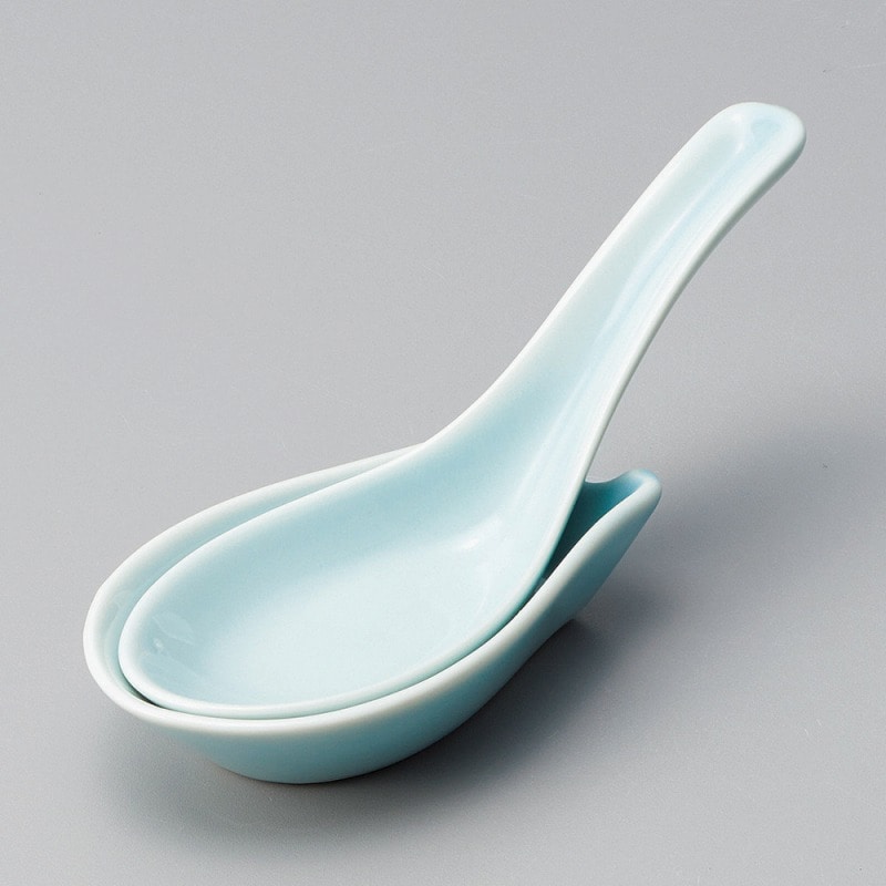 金正陶器 青磁上匙 本体のみ1個(ご注文単位1個)【直送品】