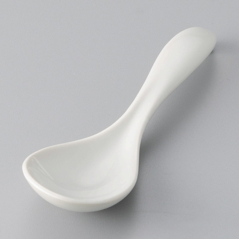 金正陶器 白スプーン 1個(ご注文単位1個)【直送品】