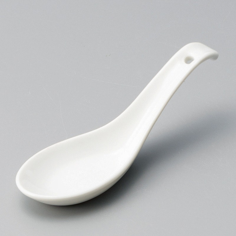 金正陶器 白反レンゲ 1個(ご注文単位1個)【直送品】