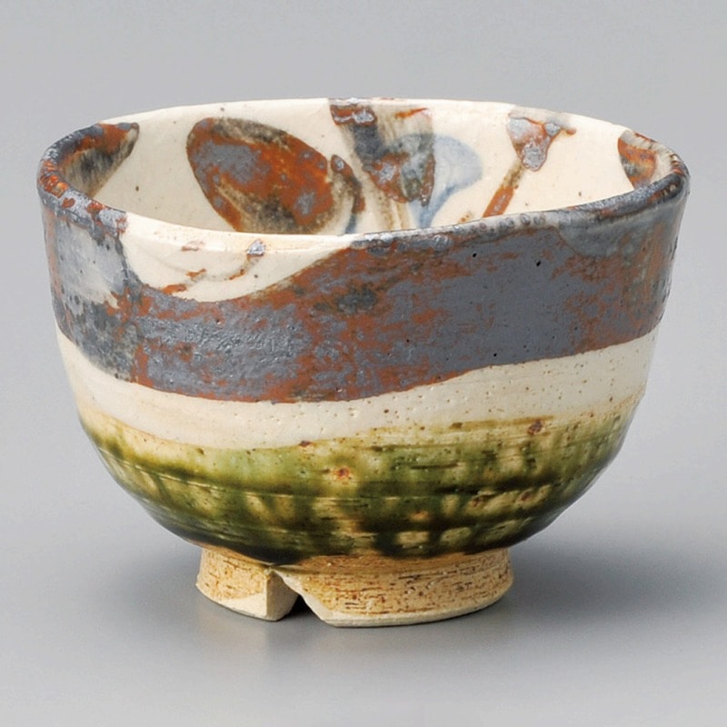 金正陶器 志野織部かぶら抹茶椀(化) 1個（ご注文単位1個）【直送品】