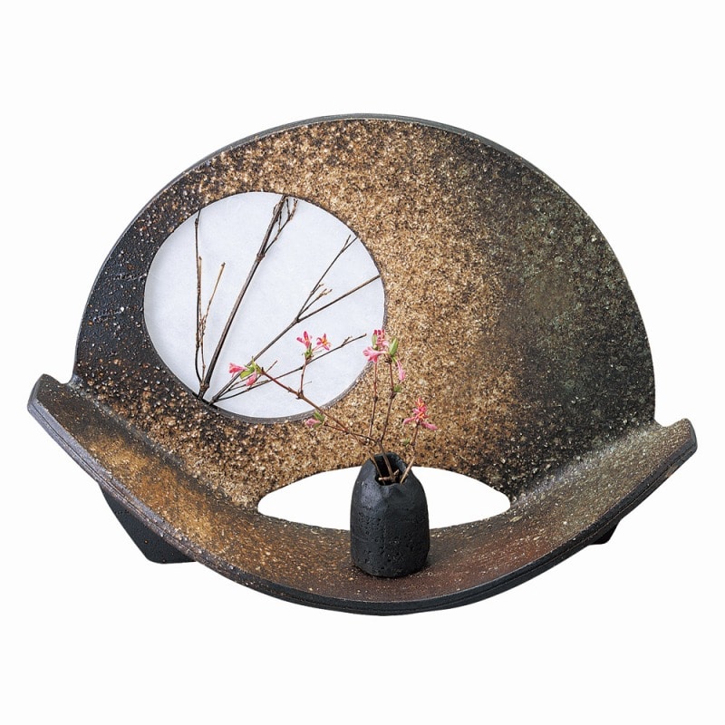 金正陶器 扇形花器 1個(ご注文単位1個)【直送品】